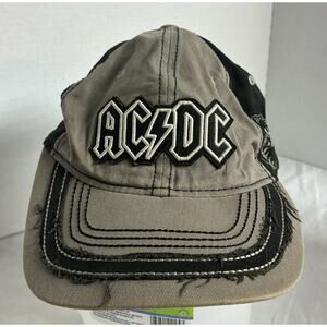 AC/DC H3 Headwear Embroidered Logo Adjustable Snapback Hat Cap